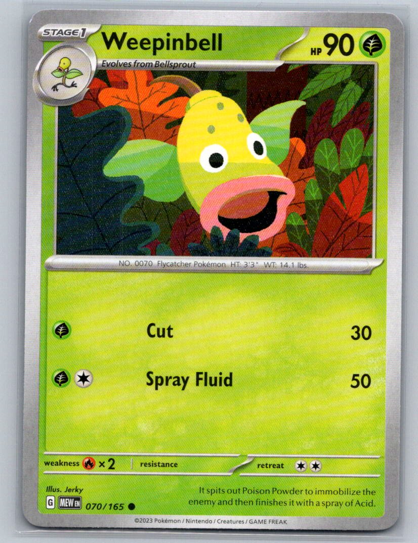 Weepinbell Common SV: Scarlet & Violet 151 070/165 NM