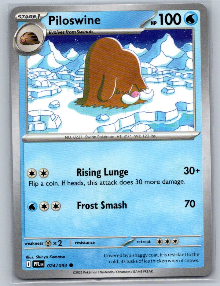 Piloswine Common ME02: Phantasmal Flames 024/094 NM