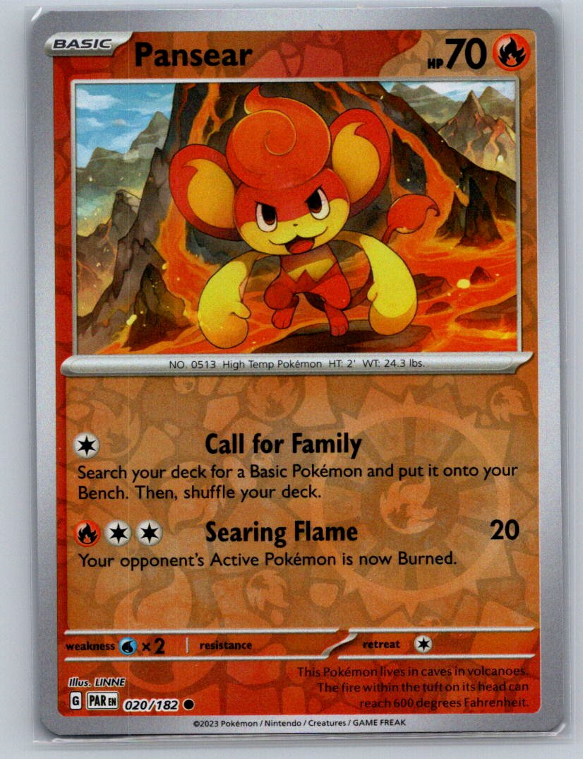 Pansear Reverse Holo Common SV04: Paradox Rift 020/182 NM
