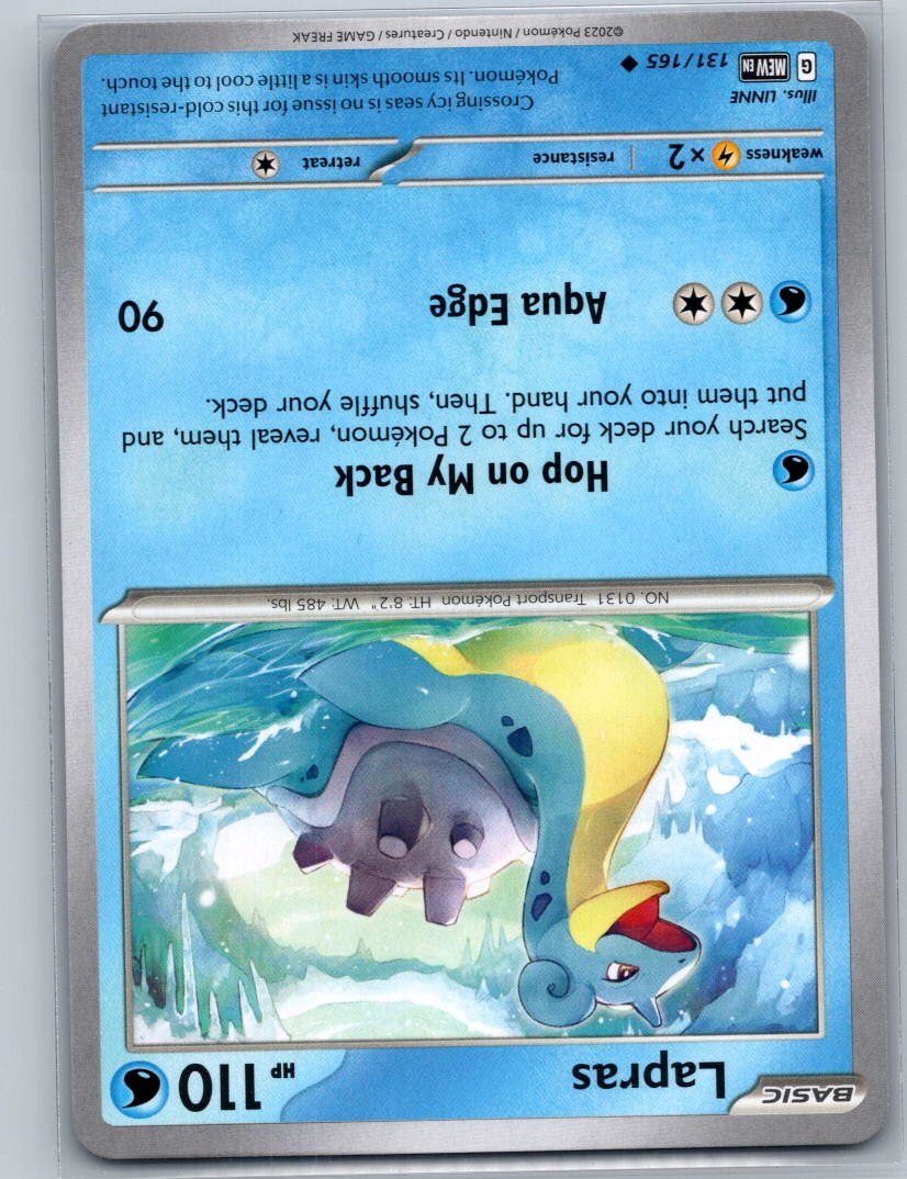 Lapras Uncommon SV: Scarlet & Violet 151 131/165 NM