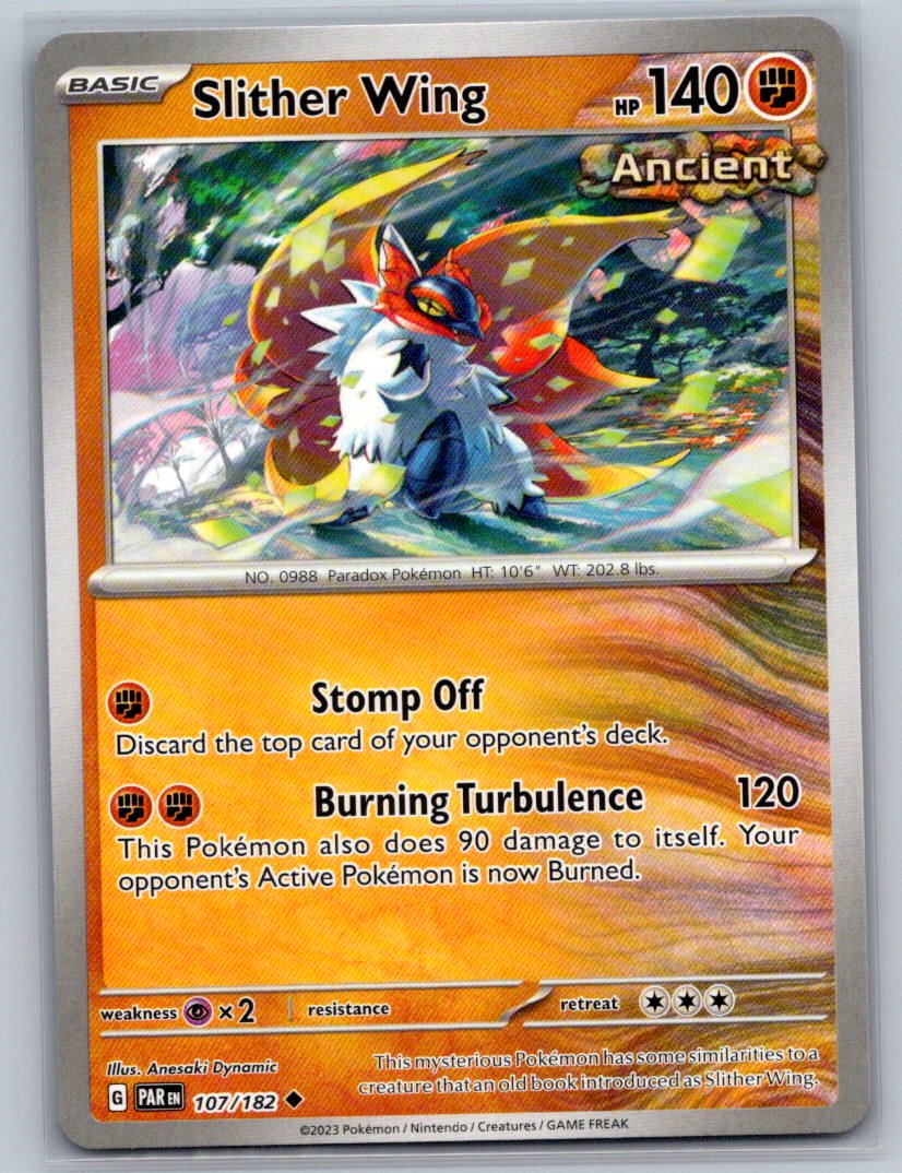 Slither Wing Reverse Holo Uncommon SV: Shrouded Fable 026/064 NM