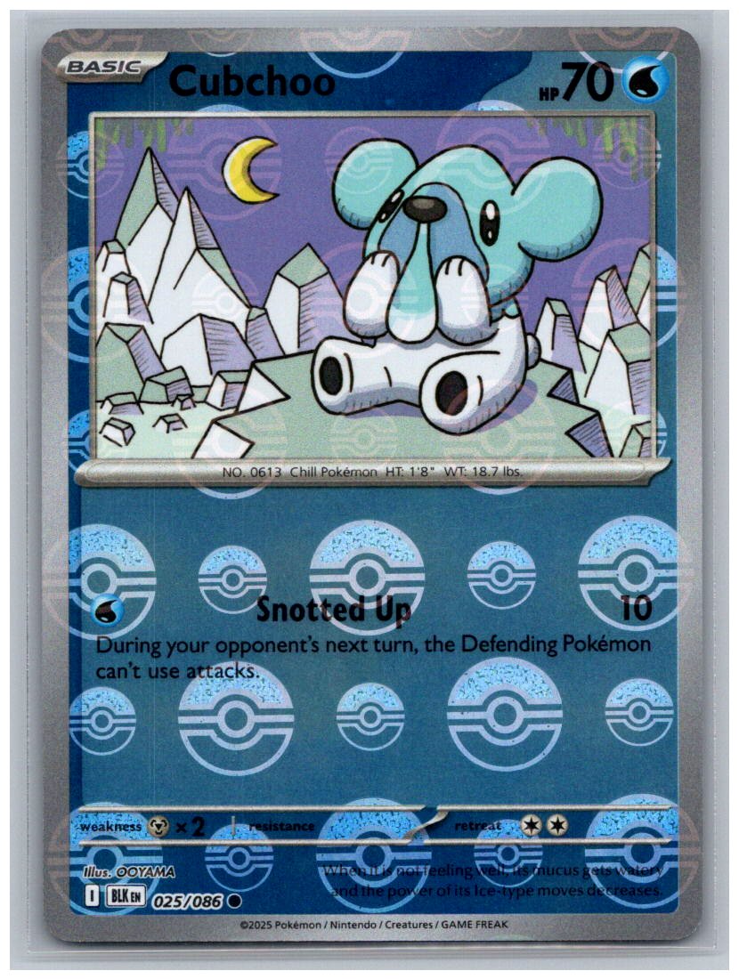 Cubchoo Common SV: Black Bolt 025/086 NM