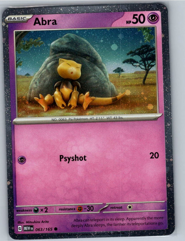 Abra Common SV: Scarlet & Violet 151 063/165 NM