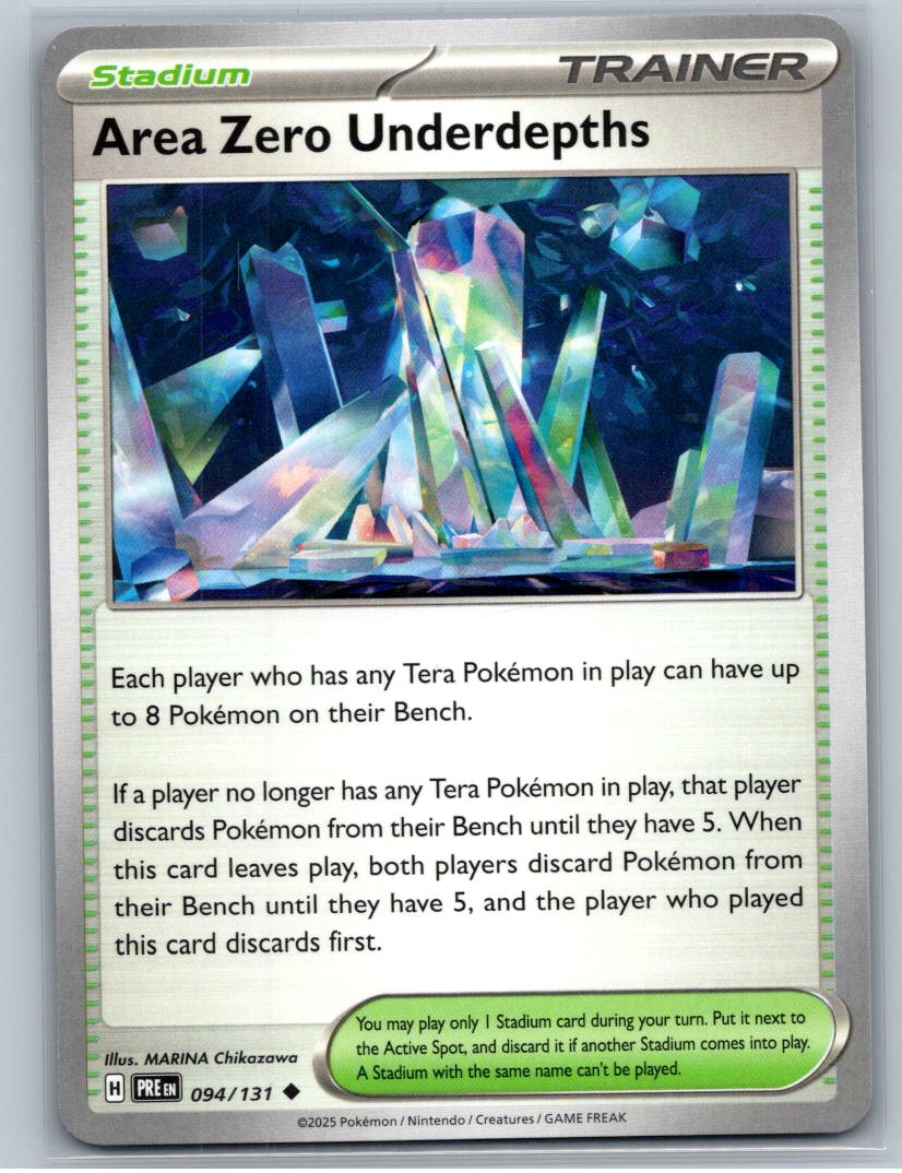 Area Zero Underdepths Uncommon SV: Prismatic Evolutions 094/131 NM