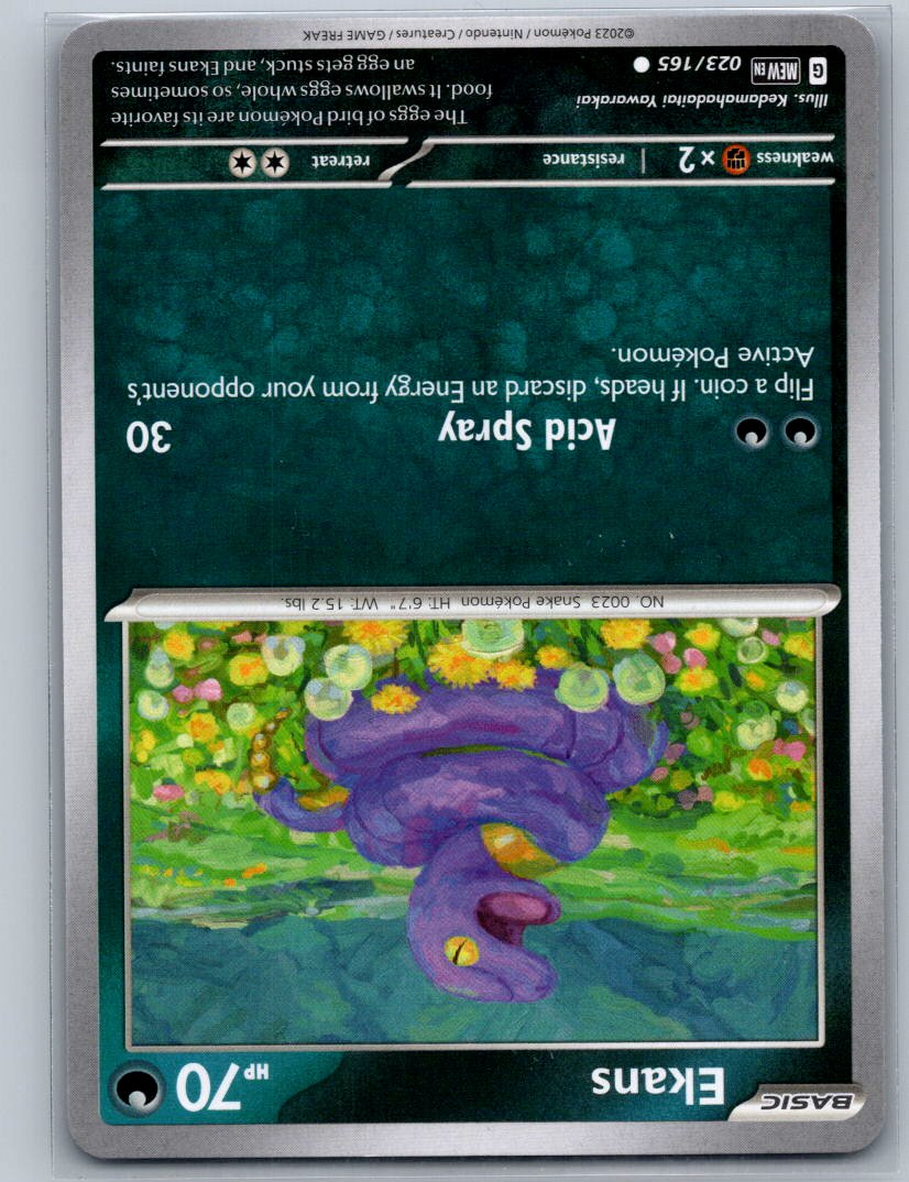 Ekans Common SV: Scarlet & Violet 151 023/165 NM