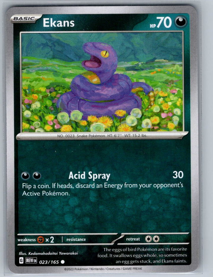 Ekans Common SV: Scarlet & Violet 151 023/165 NM