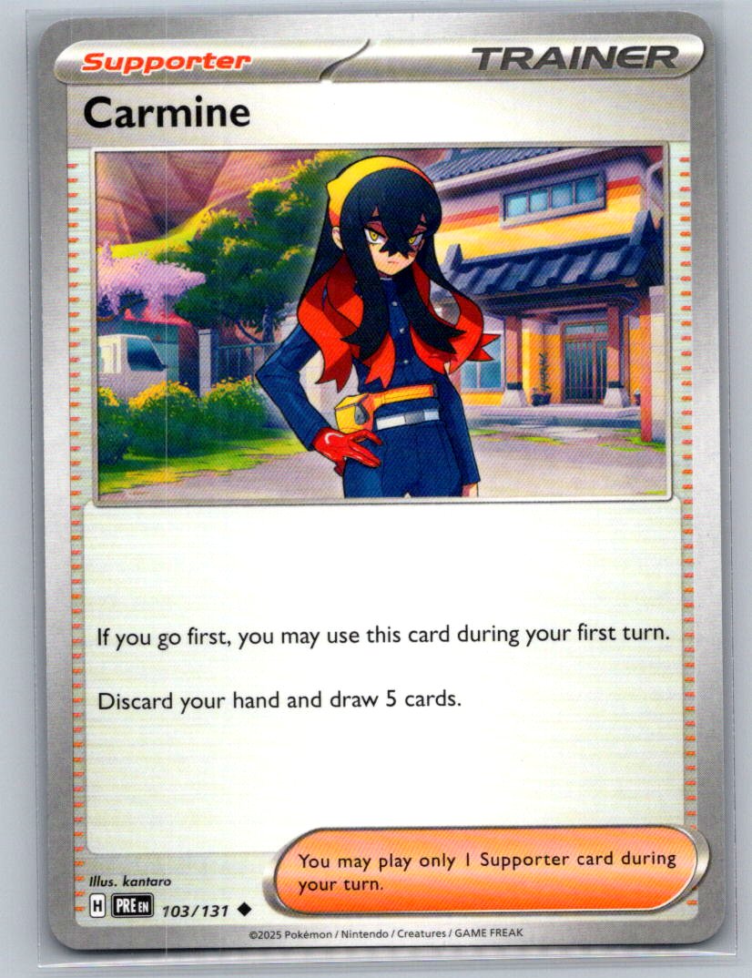 Carmine Uncommon SV: Prismatic Evolutions 103/131 NM