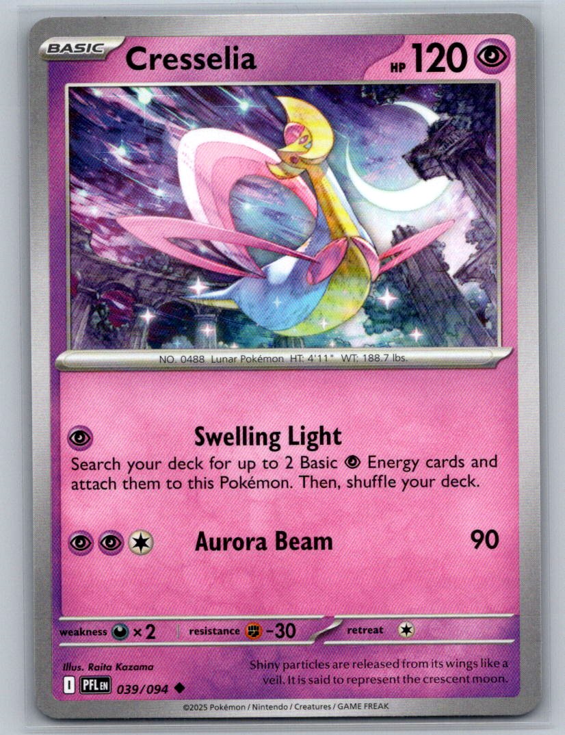 Cresselia Uncommon ME02: Phantasmal Flames 039/094 NM