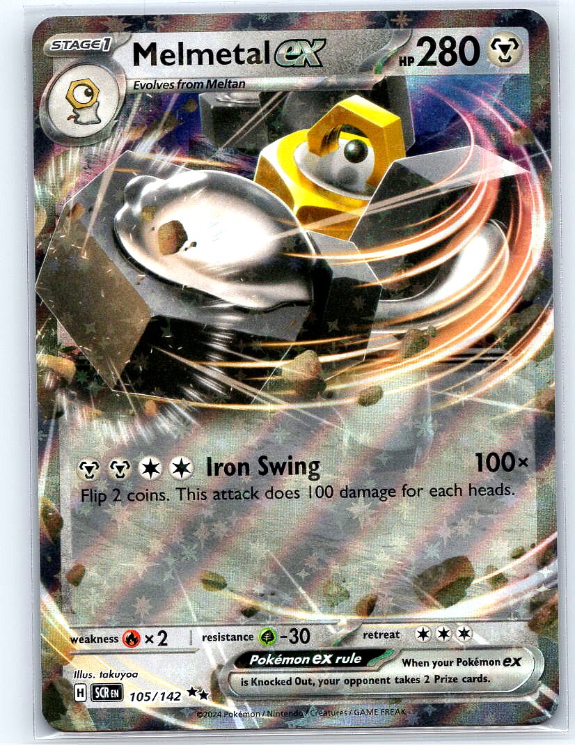 Melmetal ex Holo Double Rare SV07: Stellar Crown 105/142 NM