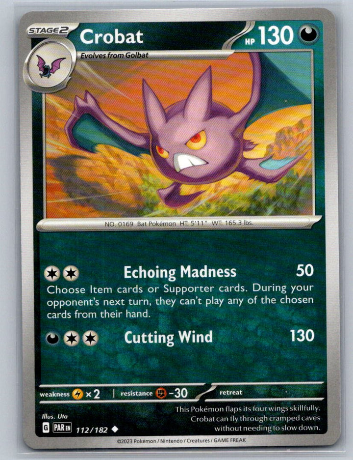 Crobat Uncommon SV04: Paradox Rift 112/182 NM