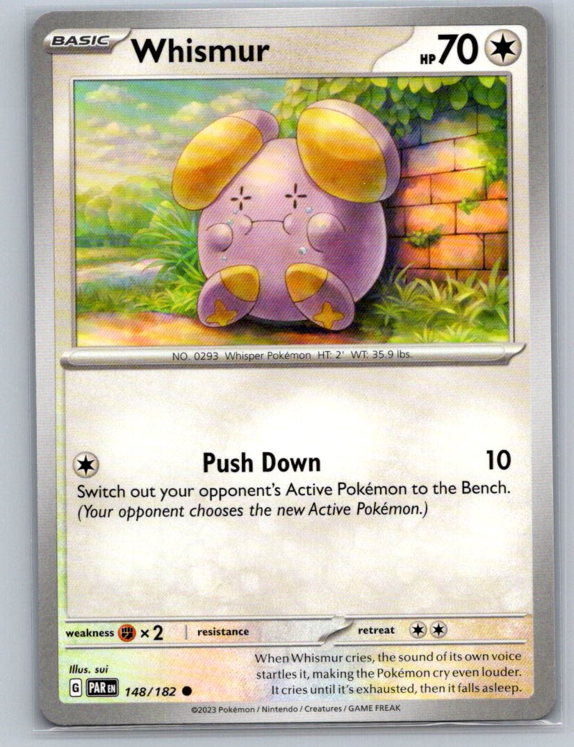 Whismur Common SV04: Paradox Rift 148/182 NM