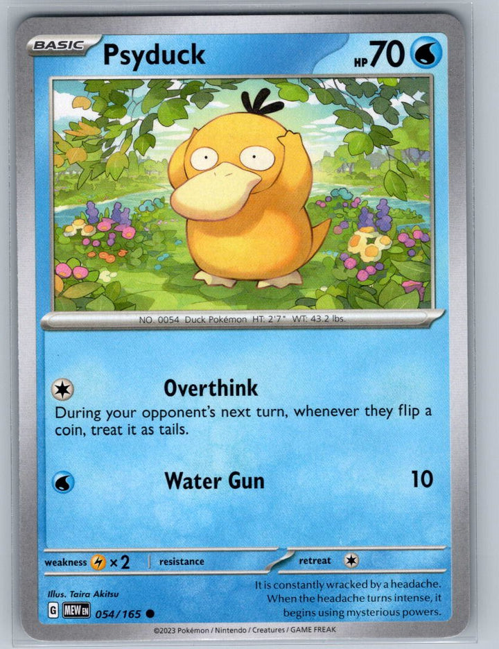 Psyduck Common SV: Scarlet & Violet 151 054/165 NM