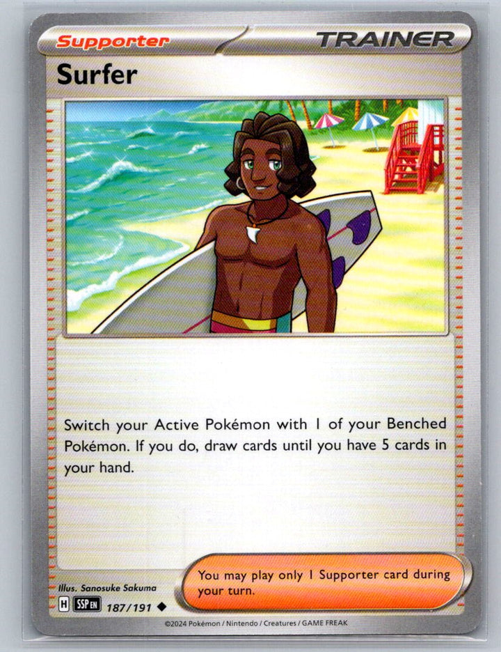Surfer Uncommon SV08: Surging Sparks 187/191 NM