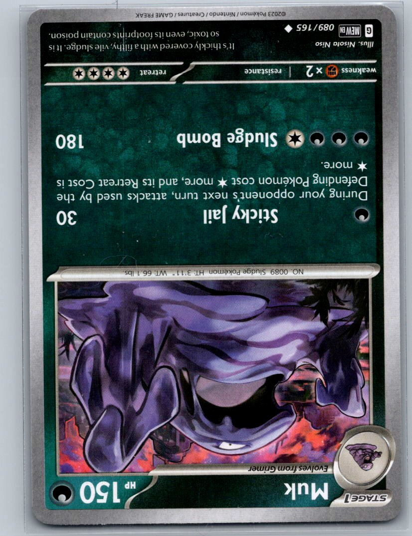 Muk Uncommon SV: Scarlet & Violet 151 089/165 NM