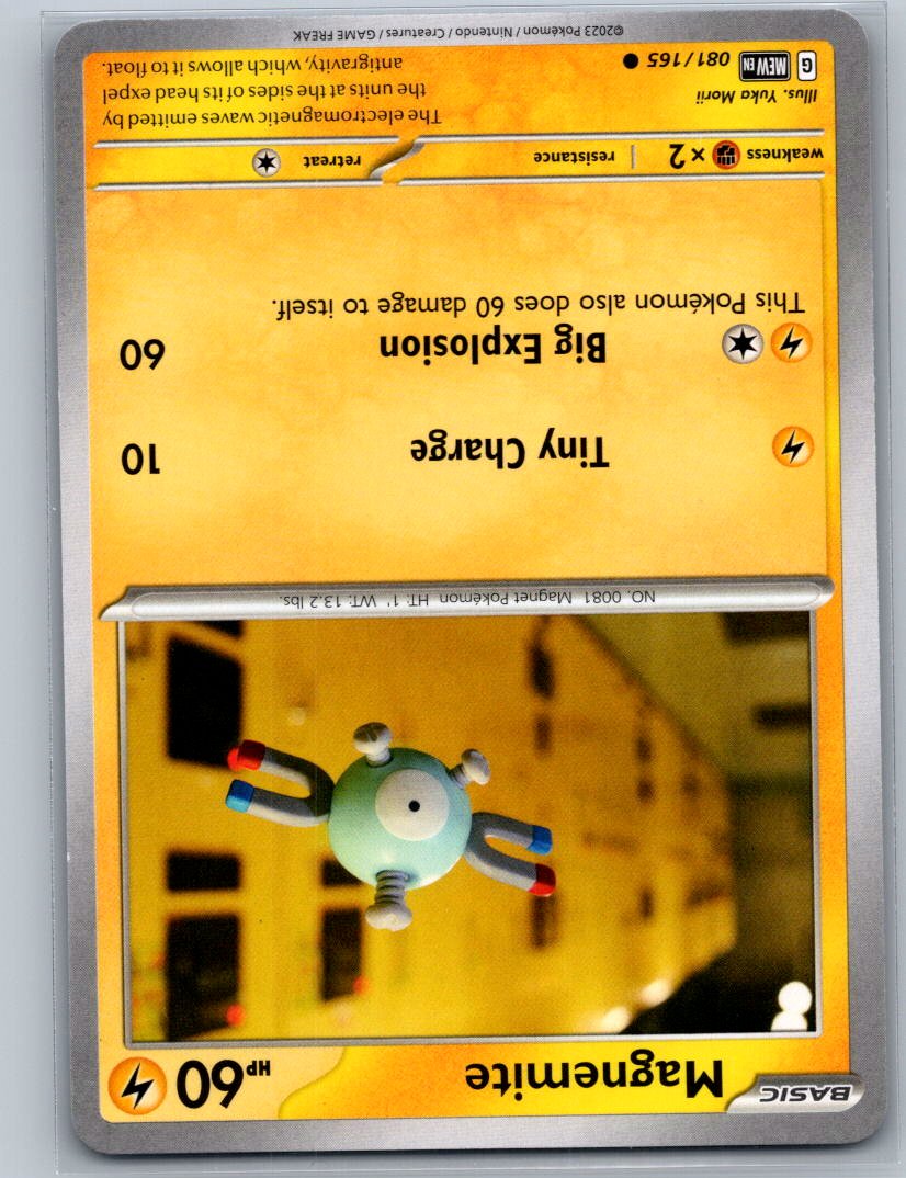 Magnemite Common SV: Scarlet & Violet 151 081/165 NM