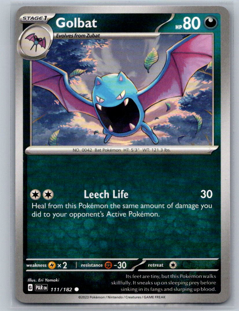 Golbat Common SV04: Paradox Rift 111/182 NM