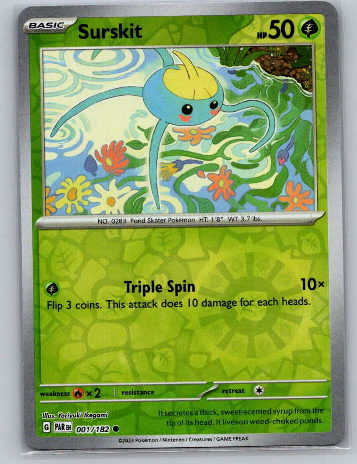 Surskit Reverse Holo Common SV04: Paradox Rift 001/182 NM