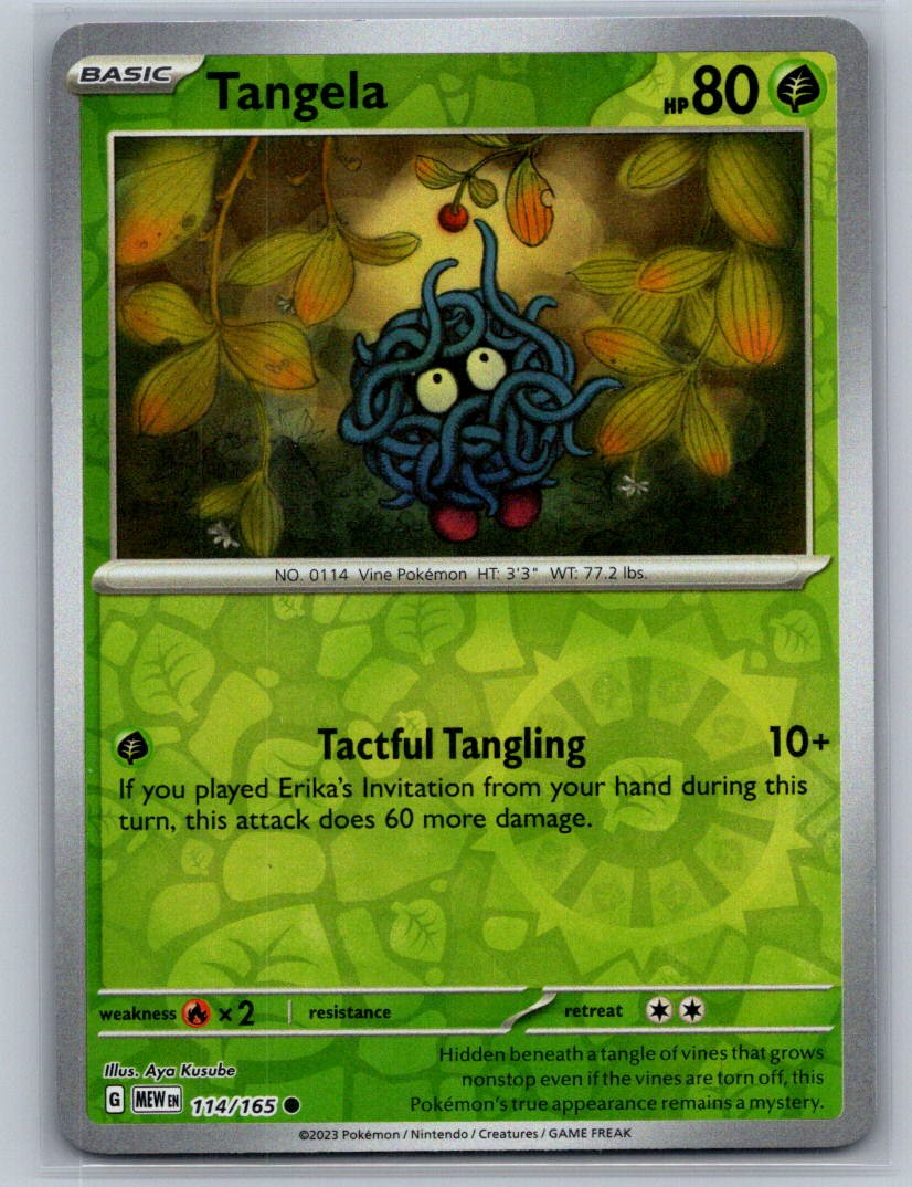 Tangela - Reverse Holo Common SV: Scarlet & Violet 151 114/165 NM
