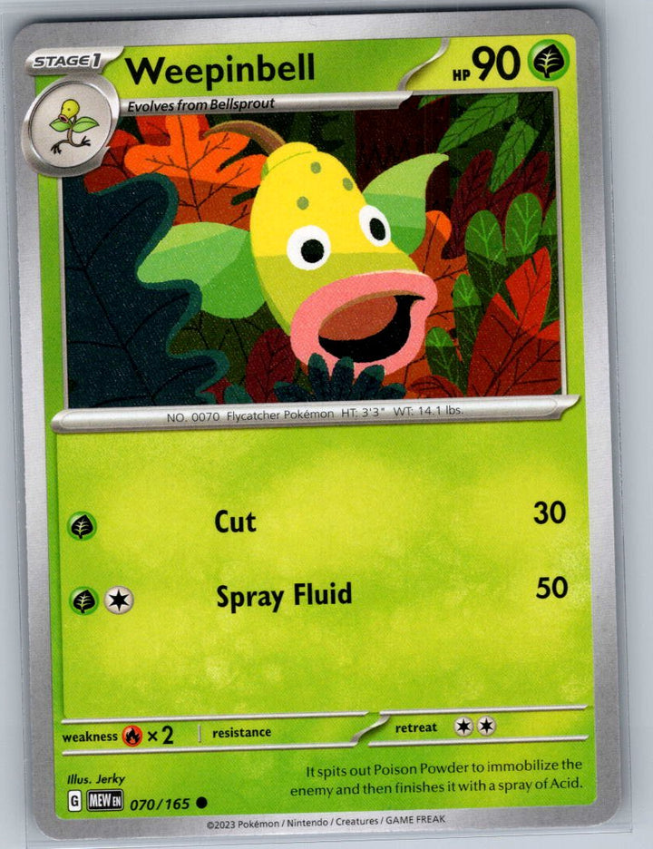 Weepinbell Common SV: Scarlet & Violet 151 070/165 NM