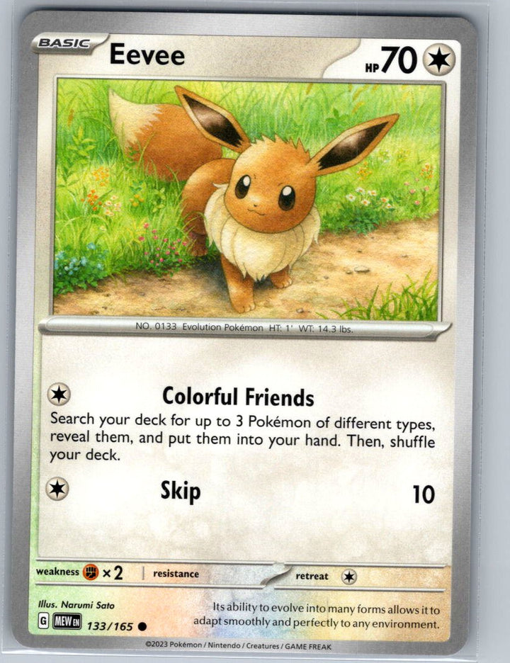 Eevee Common SV: Scarlet & Violet 151 133/165 NM