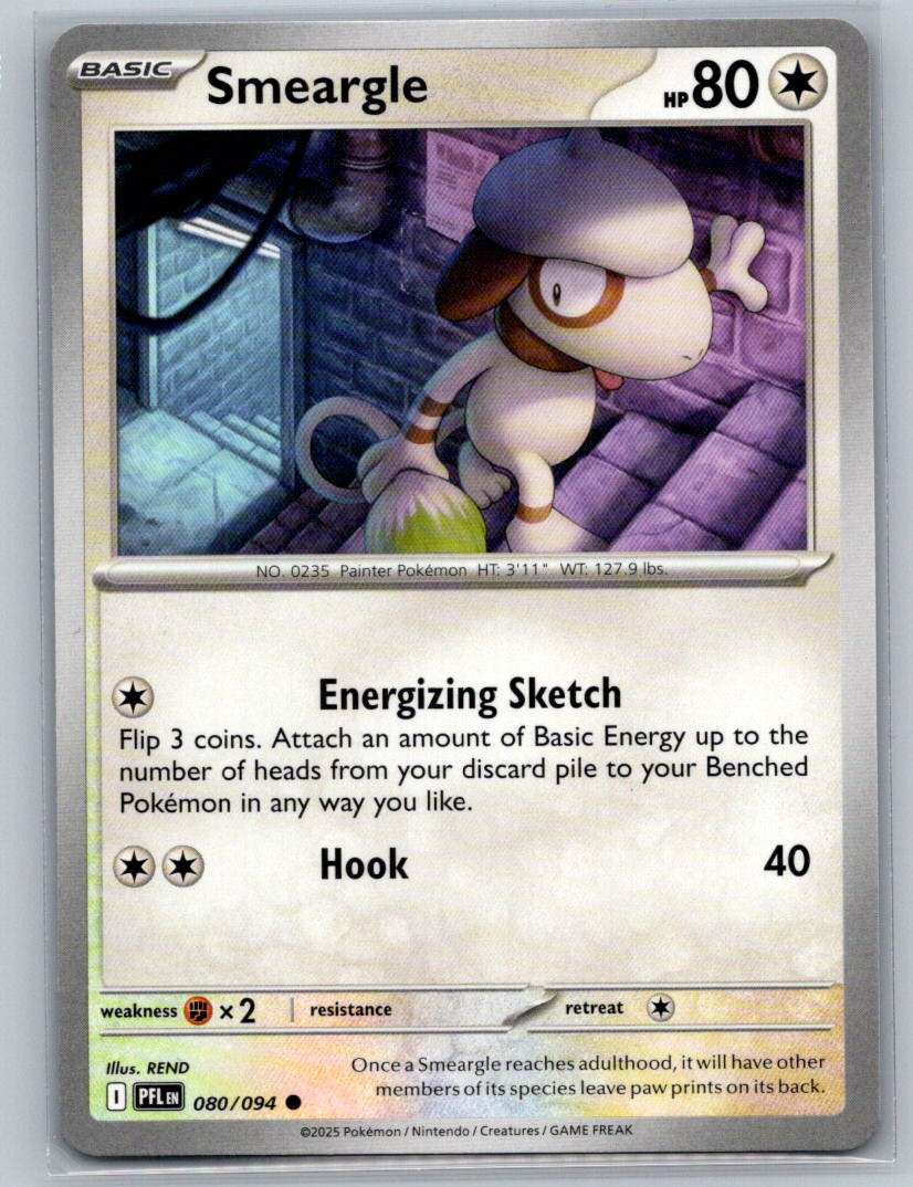 Smeargle Common ME02: Phantasmal Flames 080/094 NM