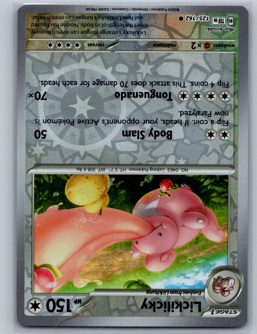 Lickilicky Reverse Holo Common SV05: Temporal Forces 125/162 NM