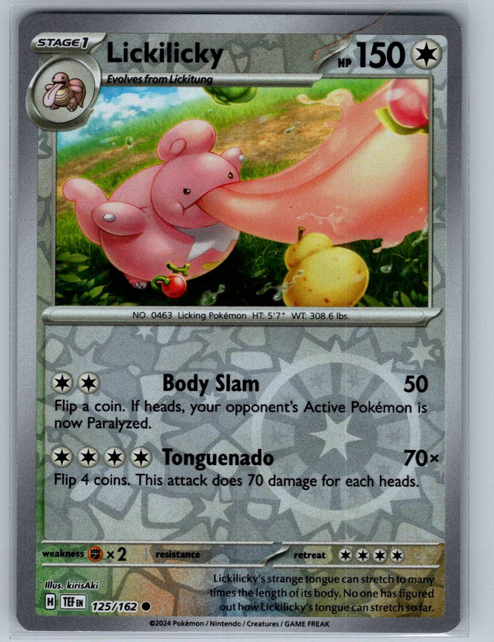 Lickilicky Reverse Holo Common SV05: Temporal Forces 125/162 NM