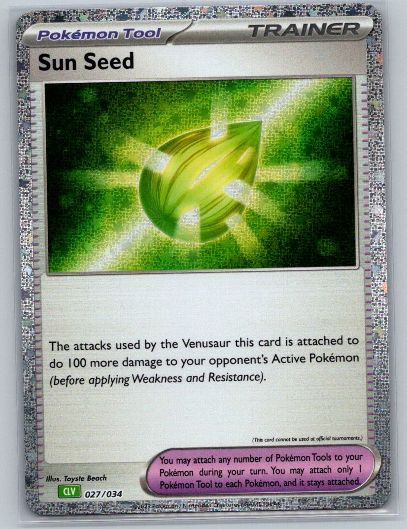 Sun Seed Holo Classic Collection Trading Card Game Classic 027/034 NM