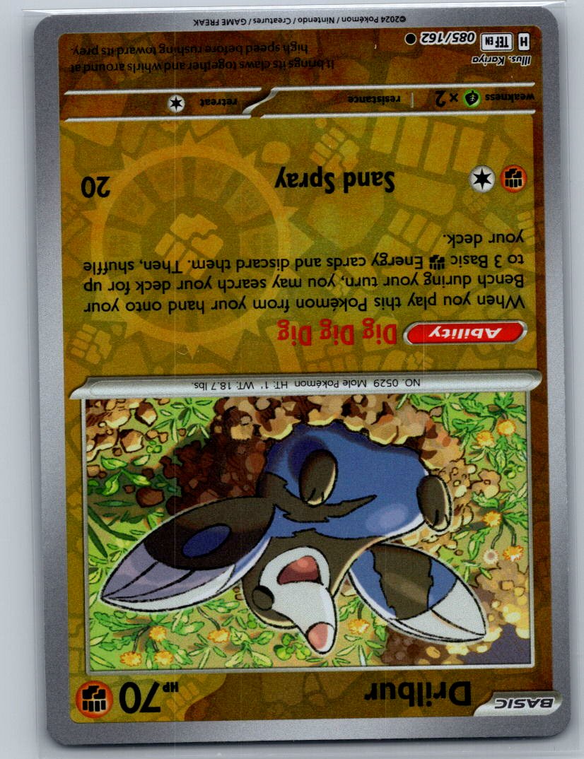 Drilbur Reverse Holo Common SV05: Temporal Forces 085/162 NM