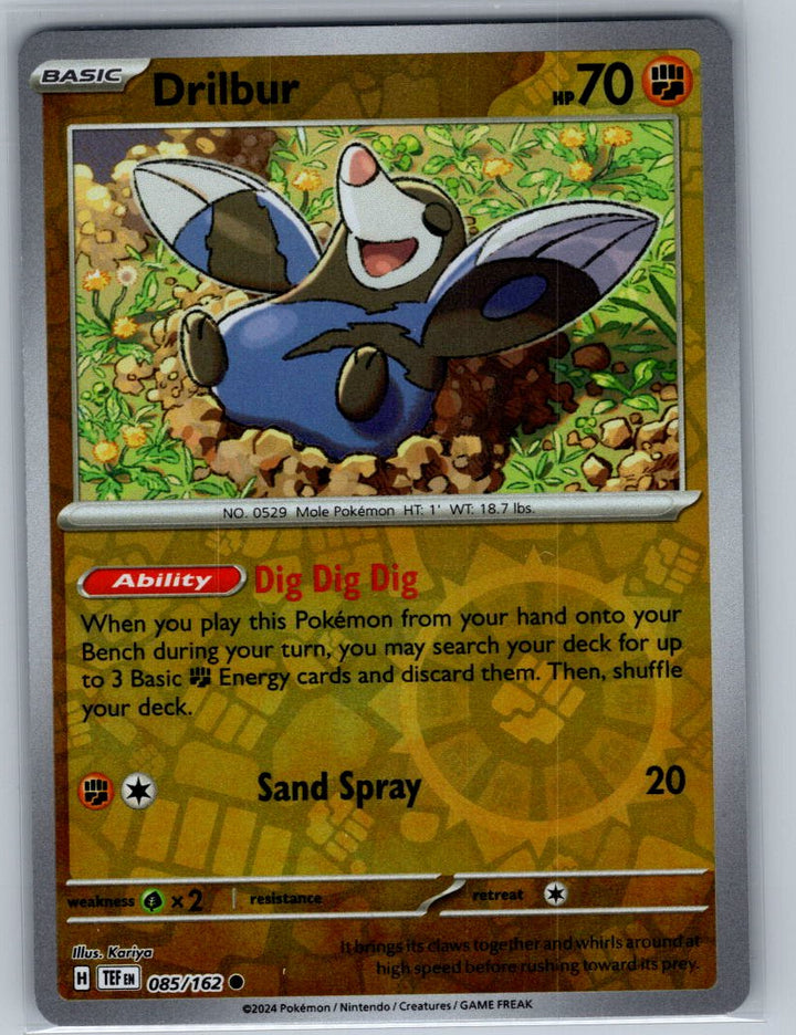 Drilbur Reverse Holo Common SV05: Temporal Forces 085/162 NM