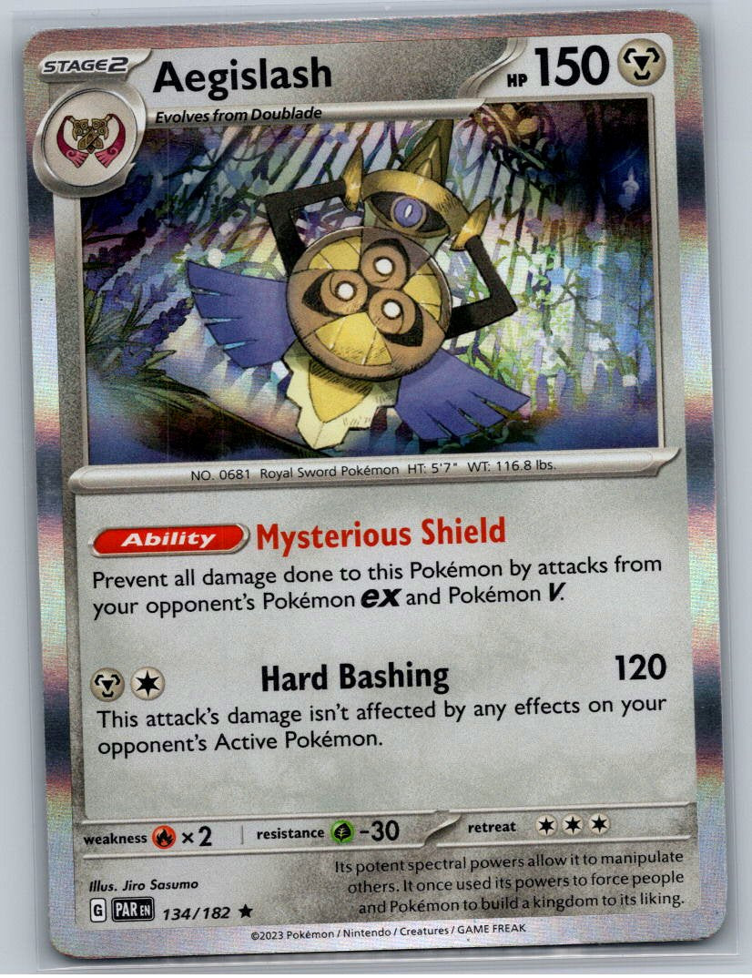Aegislash Holo Rare SV04: Paradox Rift 134/182 NM