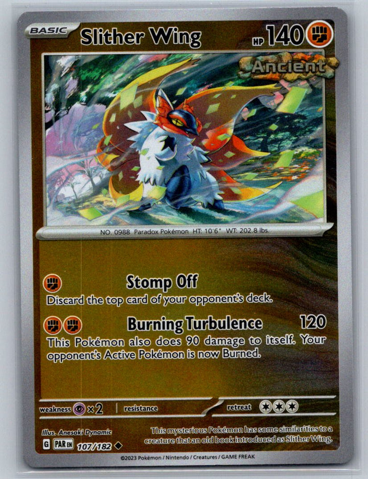 Slither Wing - Reverse Holo Uncommon SV04: Paradox Rift 107/182 NM
