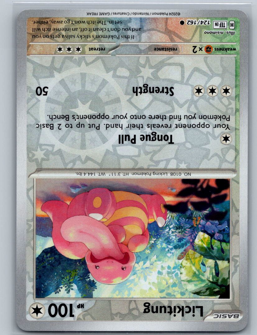 Lickitung - Reverse Holo Common SV05: Temporal Forces 124/162 NM
