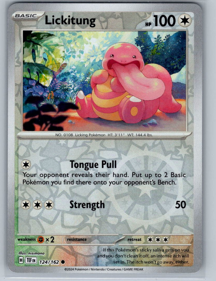 Lickitung - Reverse Holo Common SV05: Temporal Forces 124/162 NM