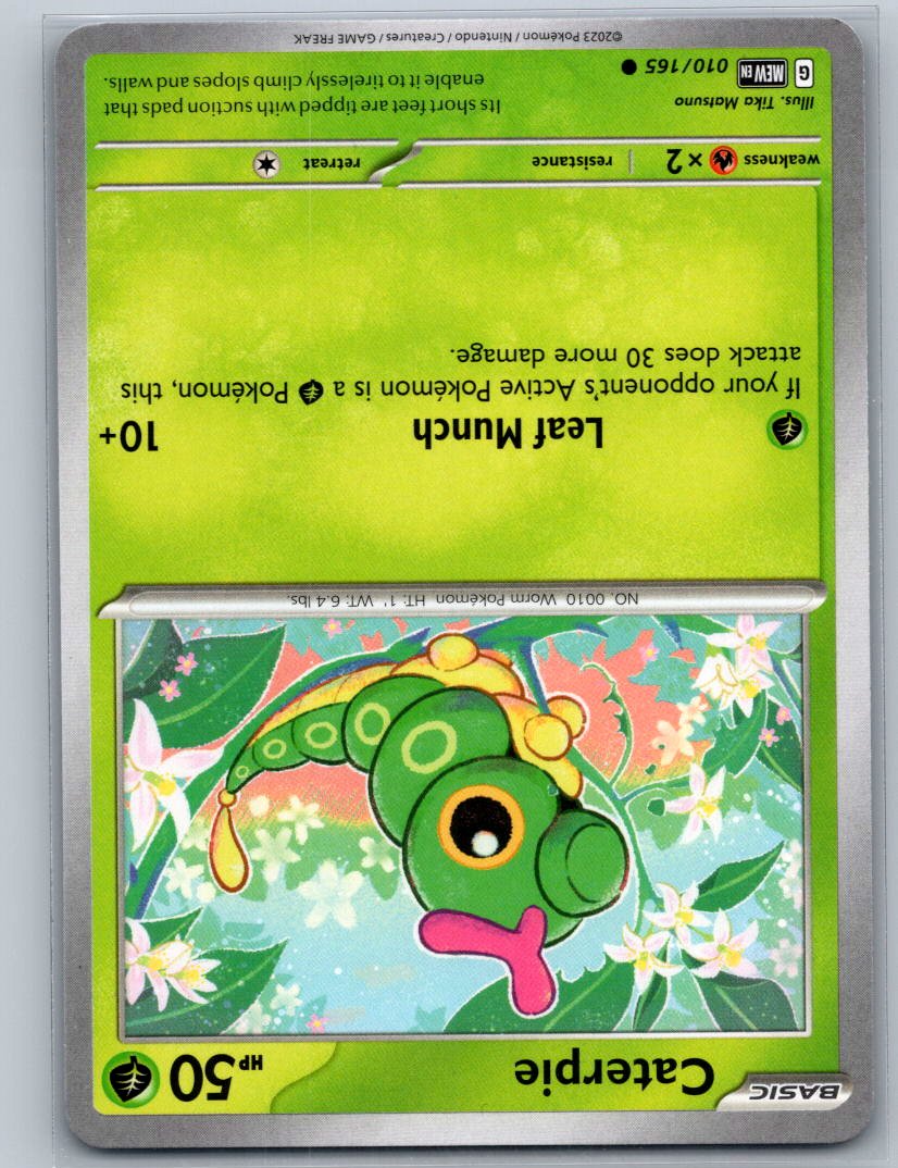 Caterpie - Common SV: Scarlet & Violet 151 010/165 NM