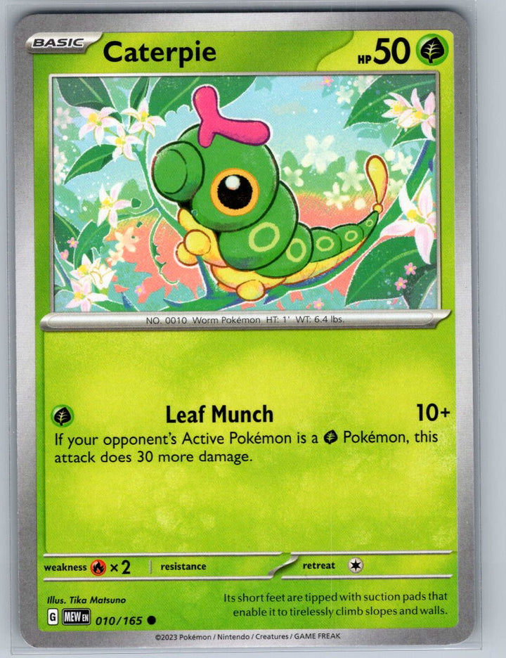 Caterpie - Common SV: Scarlet & Violet 151 010/165 NM