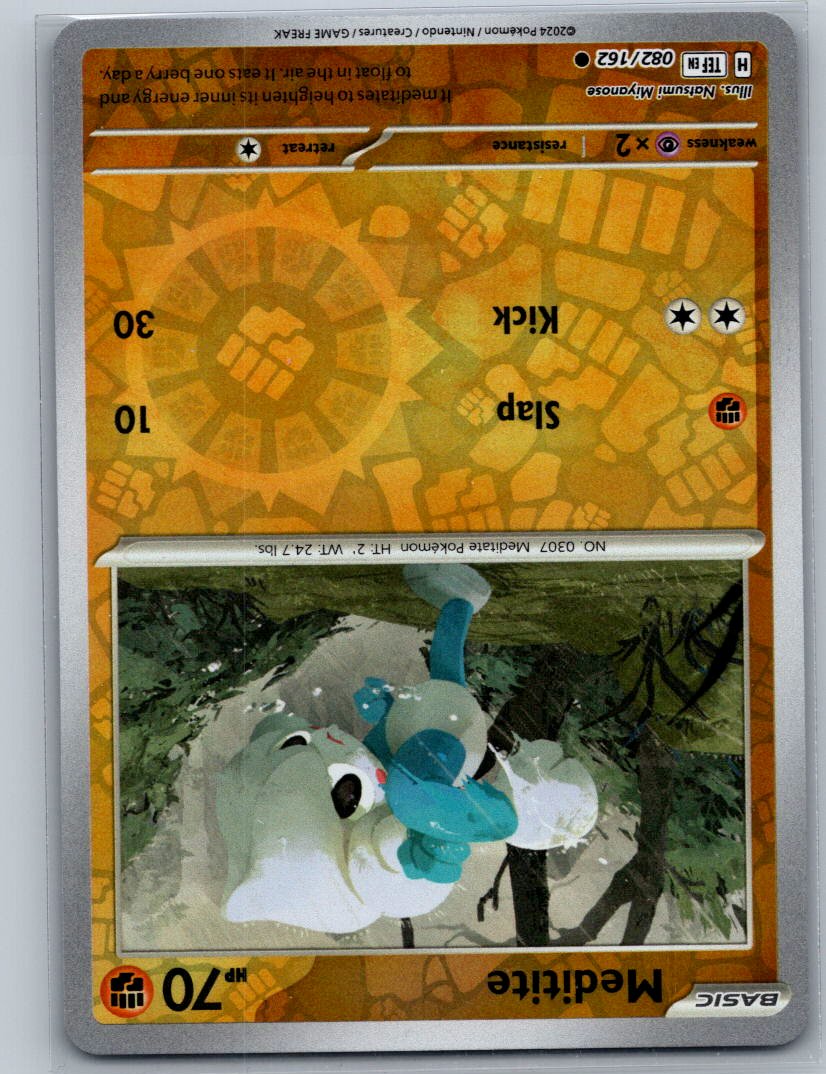 Meditite Reverse Holo Common SV05: Temporal Forces 082/162 NM