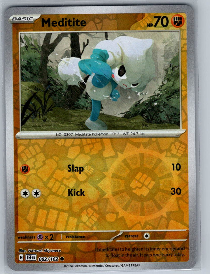 Meditite Reverse Holo Common SV05: Temporal Forces 082/162 NM