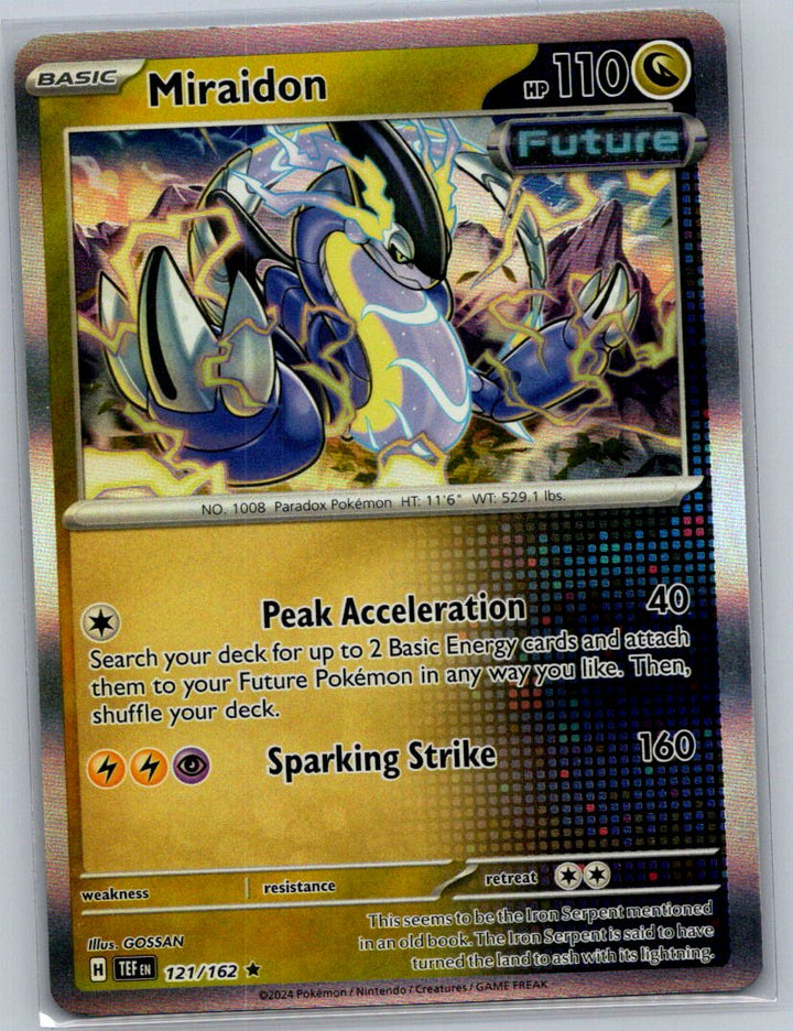 Miraidon Holo Rare SV05: Temporal Forces 121/162 NM