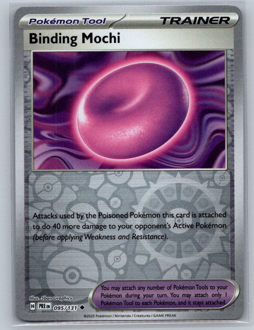 Binding Mochi Reverse Holo Uncommon SV: Prismatic Evolutions 095/131 NM