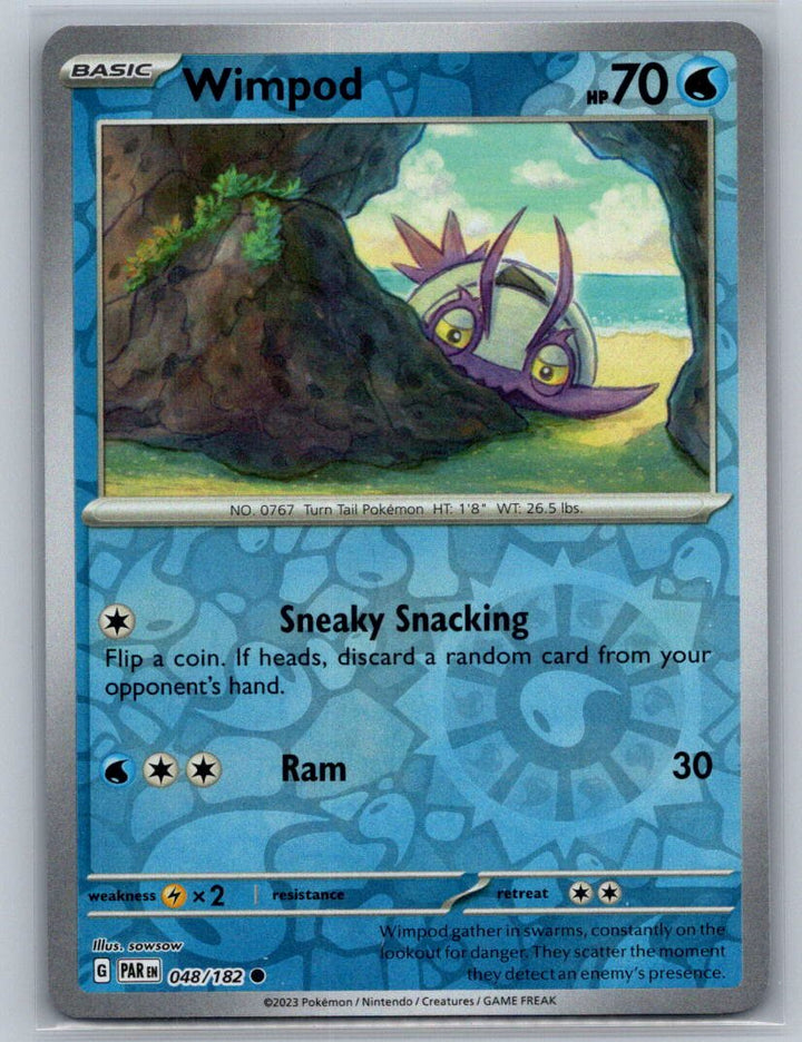 Wimpod - Reverse Holo Common SV04: Paradox Rift 048/182 NM