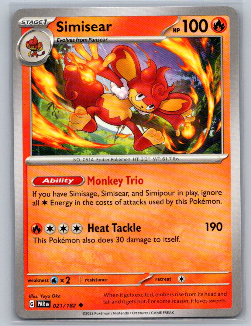 Simisear Uncommon SV04: Paradox Rift 021/182 NM