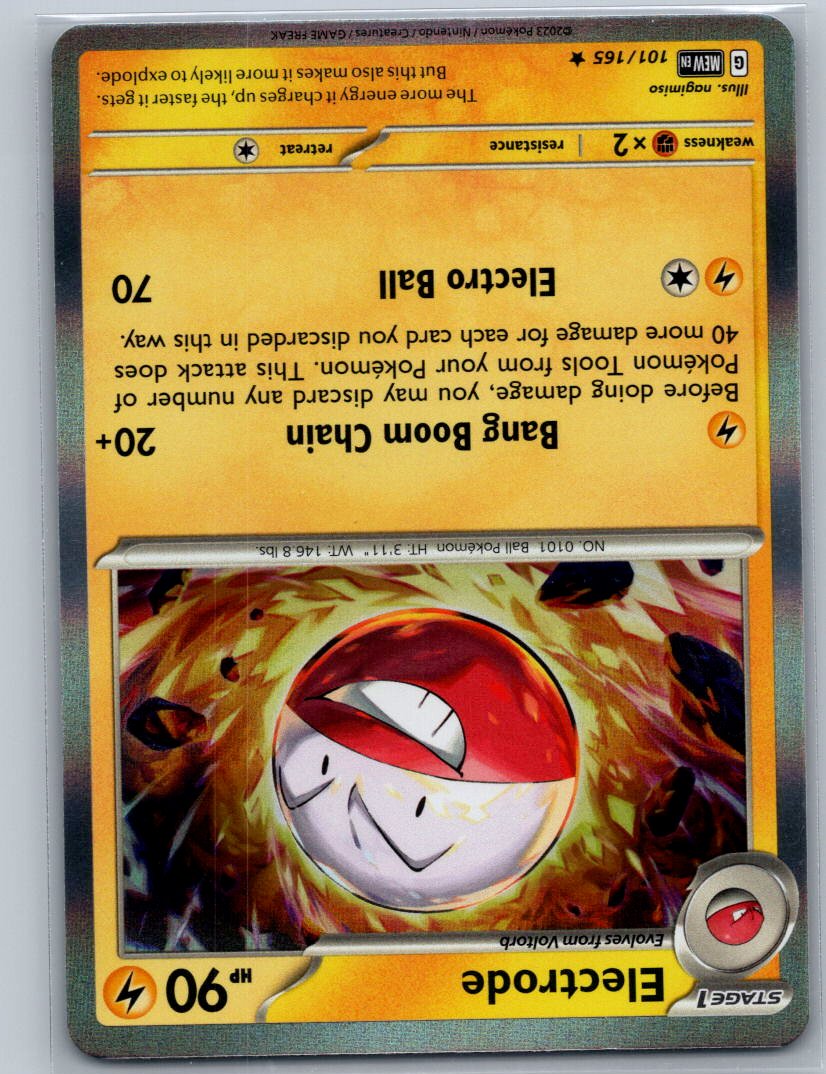 Electrode Holo Rare SV: Scarlet & Violet 151 101/165 NM