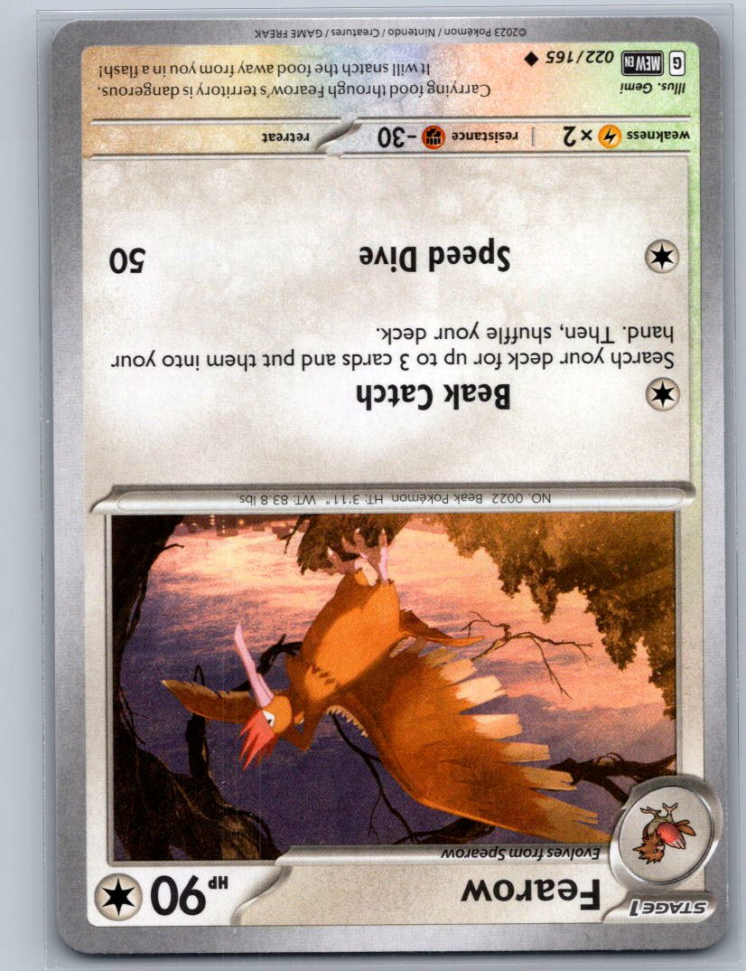 Fearow Uncommon SV: Scarlet & Violet 151 022/165 NM