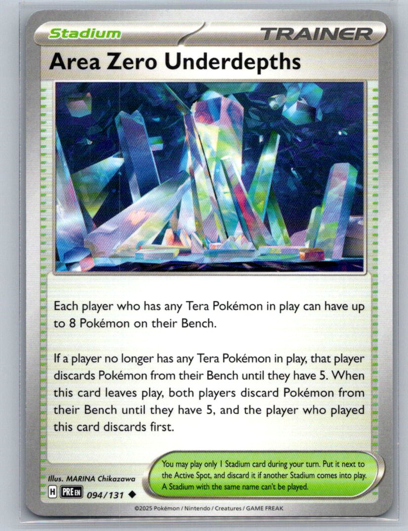 Area Zero Underdepths Uncommon SV: Prismatic Evolutions 094/131 NM