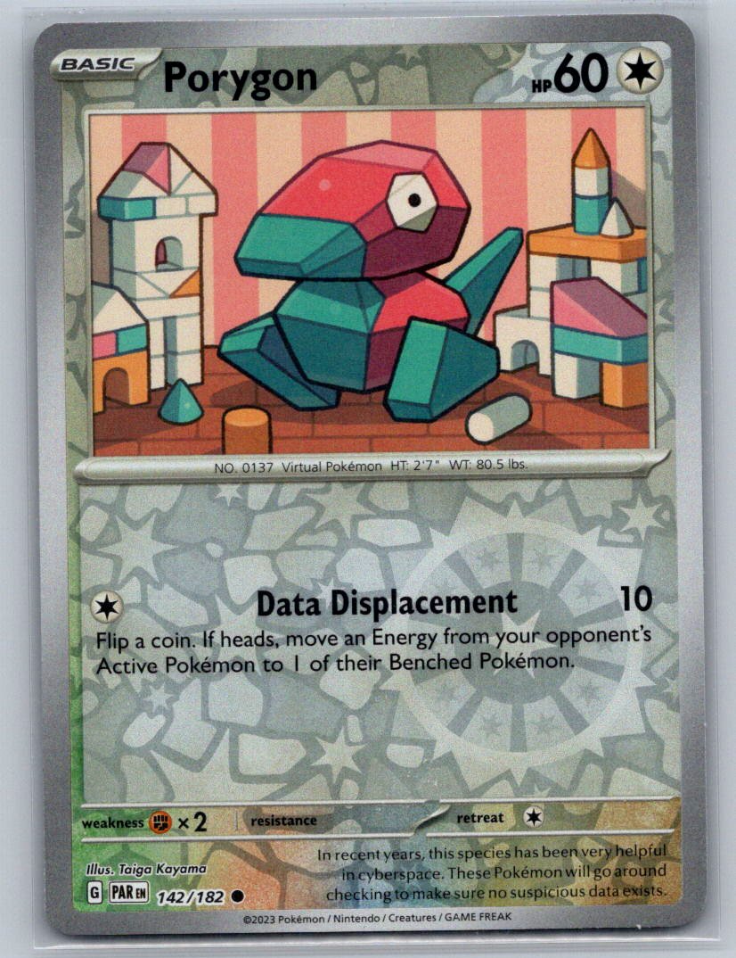 Porygon Common SV04: Paradox Rift 142/182 NM