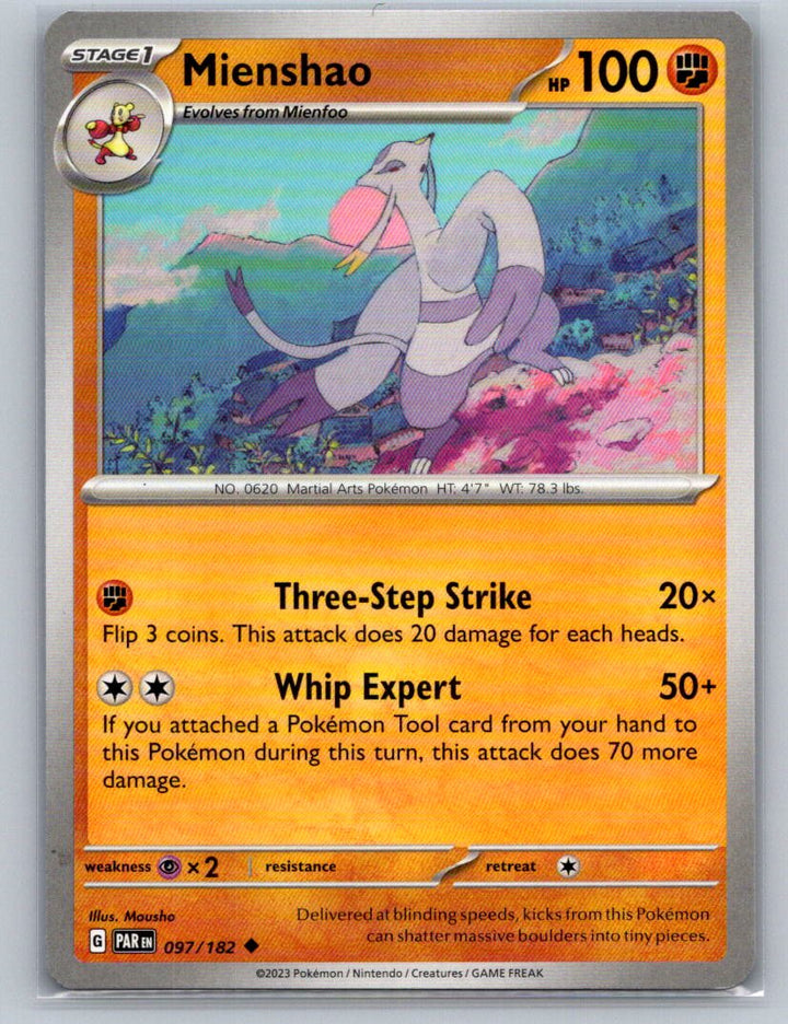 Mienshao Uncommon SV04: Paradox Rift 097/182 NM