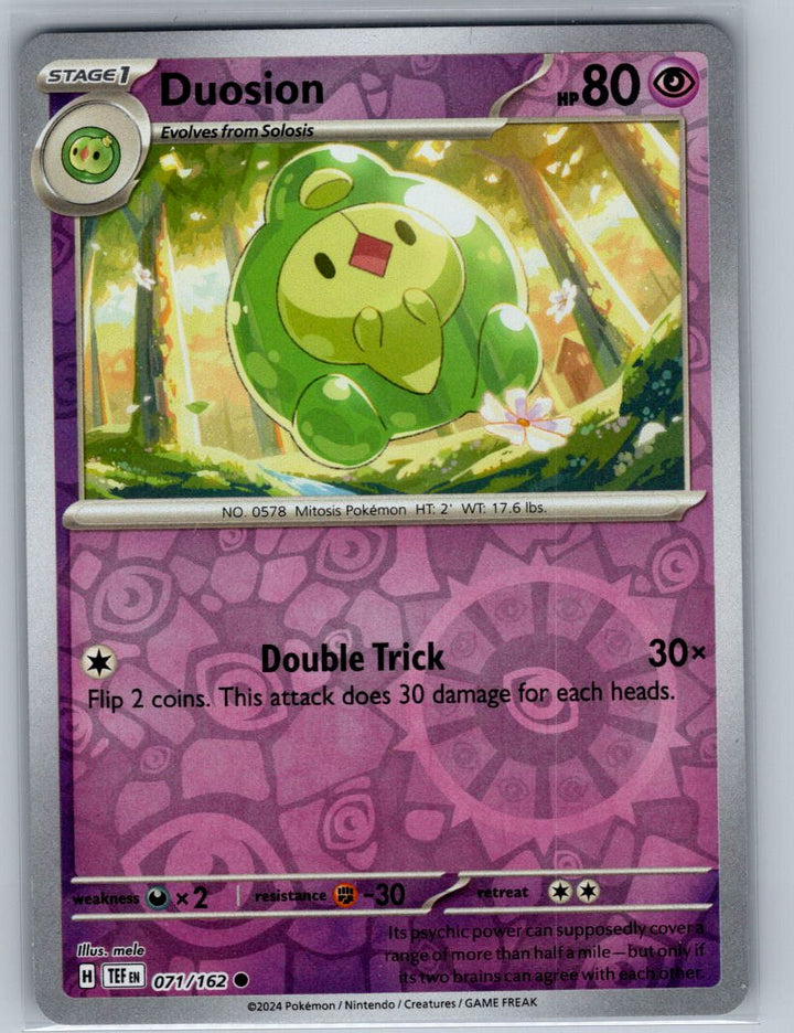 Duosion Reverse Holo Common SV05: Temporal Forces 071/162 NM
