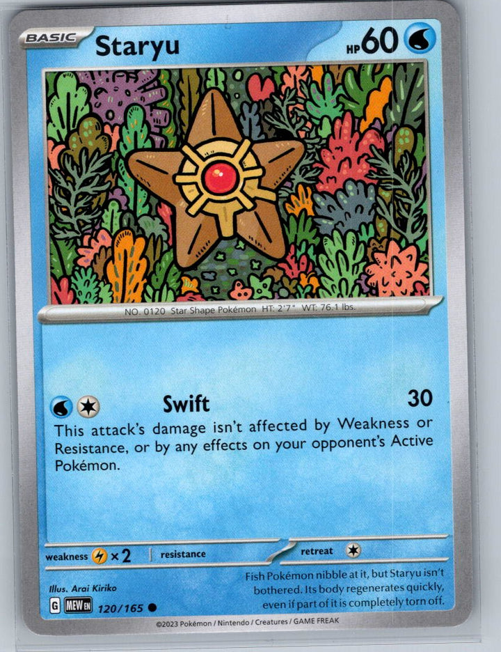 Staryu Common SV: Scarlet & Violet 151 120/165 NM