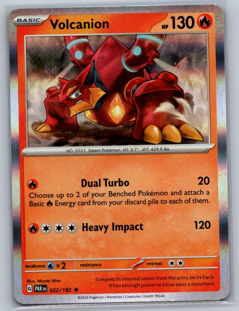 Volcanion Holo Rare SV04: Paradox Rift 022/182 NM